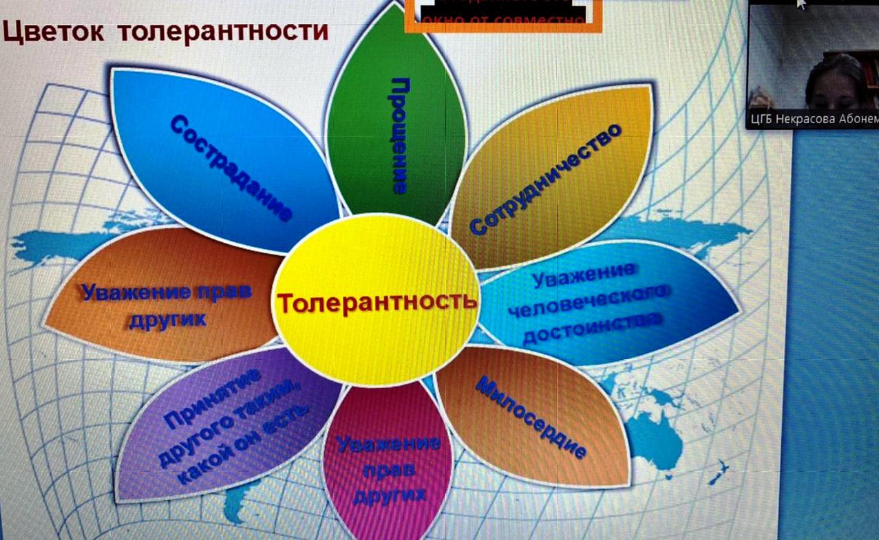 Круглый стол в режиме онлайн к Международному дню толерантности